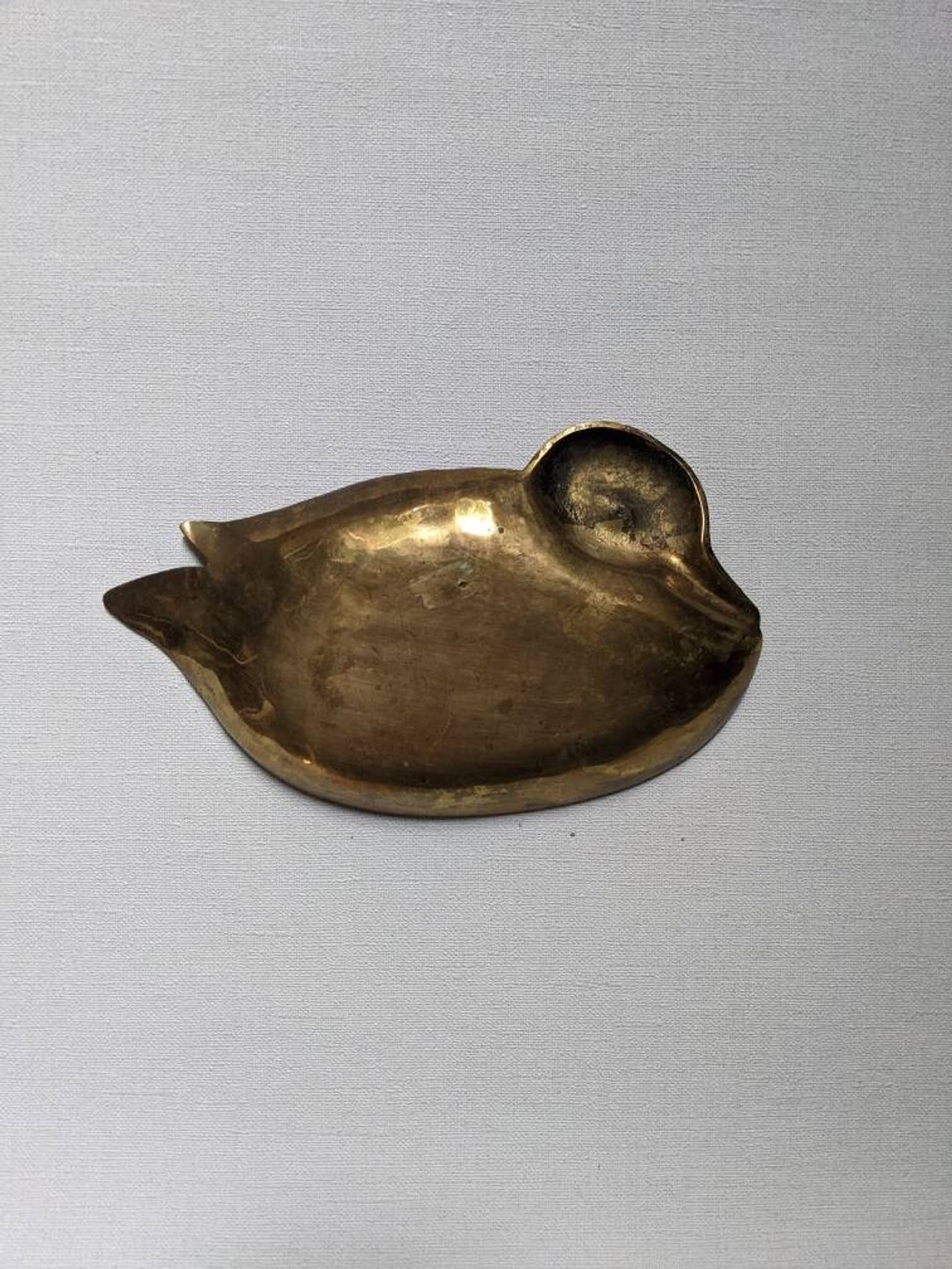 Vide poche canard en laiton objet de décoration campagne