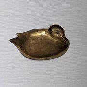 Vide poche canard en laiton objet de décoration campagne