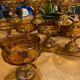 Carnival glass cup