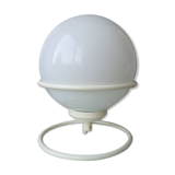 Vintage light bulb lamp on metal support 1980