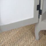 Parisian showcase dresser revamped country style wallpaper paint