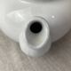 Pillivuyt France white porcelain teapot