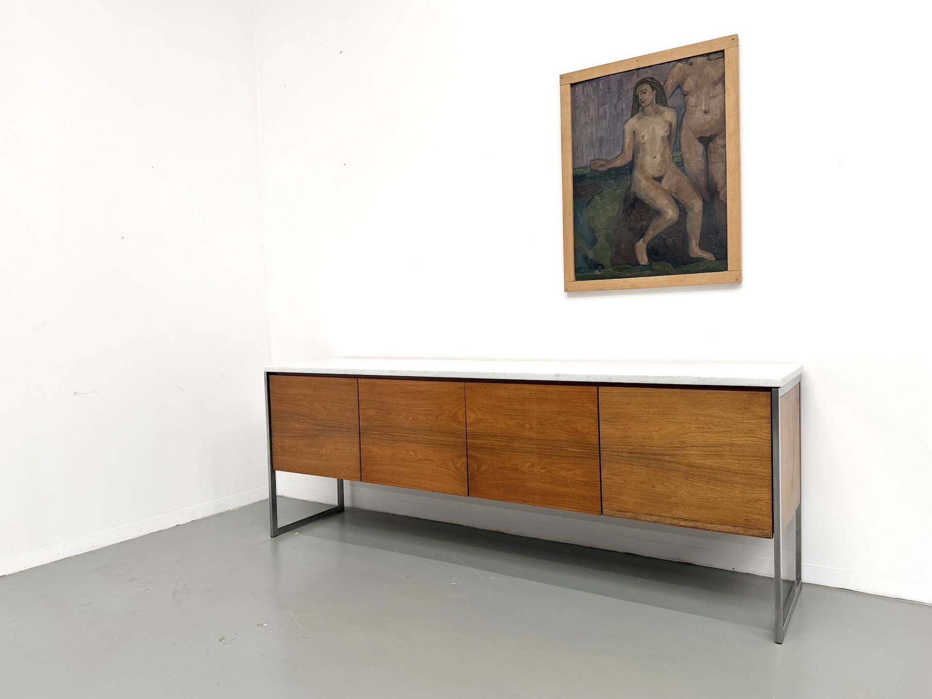 Modernist enfilade by Arno, in Rio rosewood.