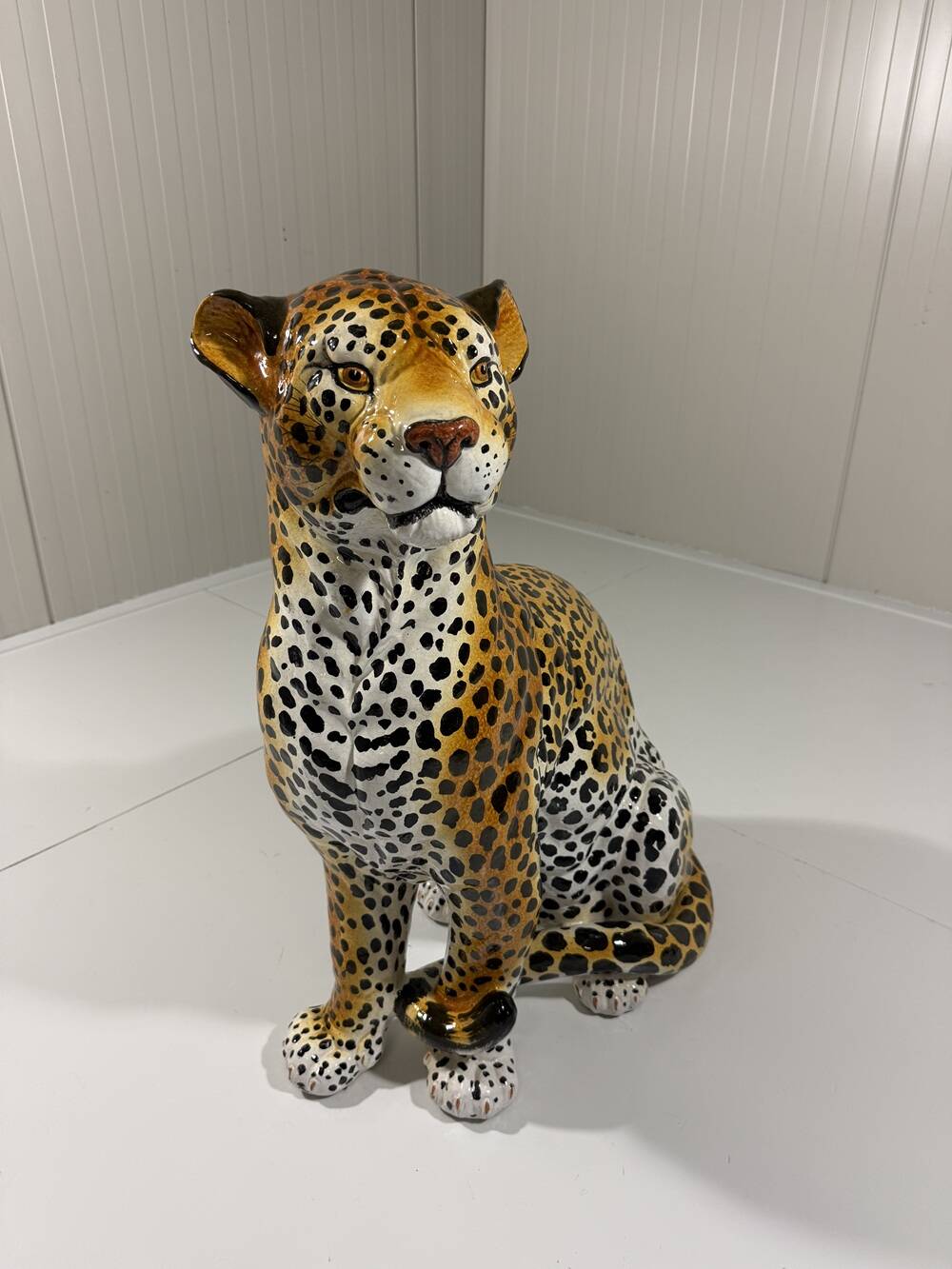 Large Italian ceramic leopard 1970’s