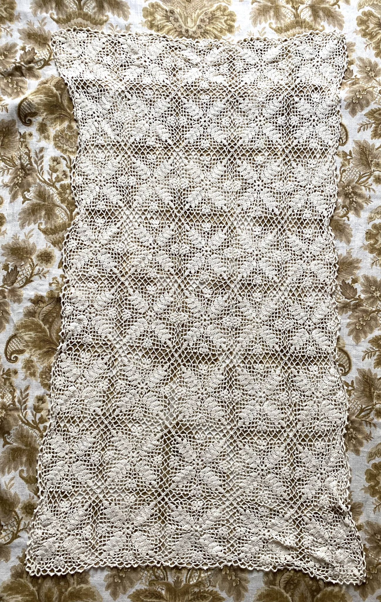 Plaid , jeté de lit crochet 90X140 cm