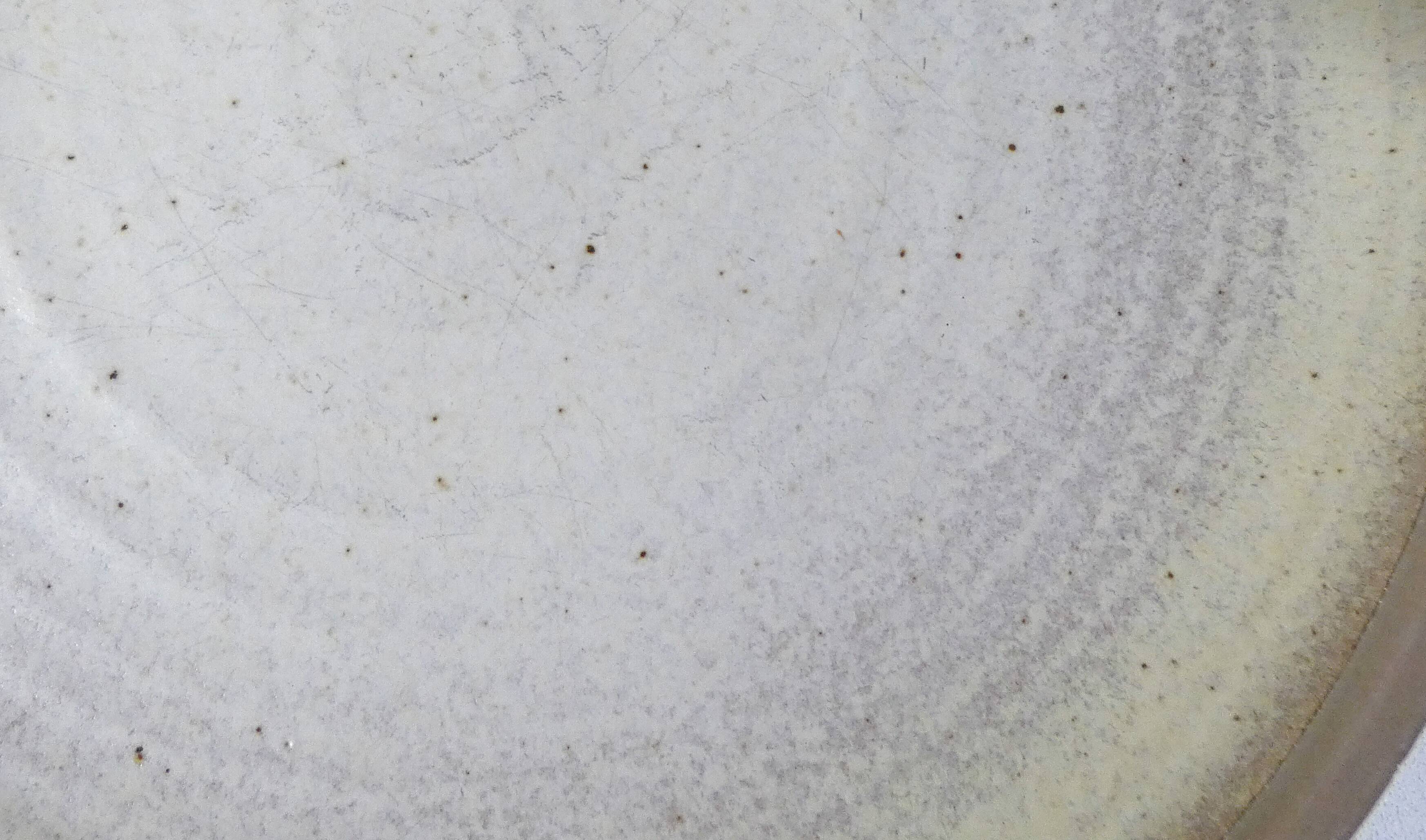 6 vintage stoneware dessert plates