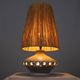 Lattice ceramic lamp, Georges Pelletier style, France, 1970s