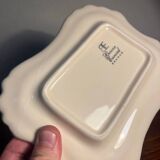 Bruno Evrard France crackle porcelain butter dish