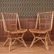 Pair of rattan chairs