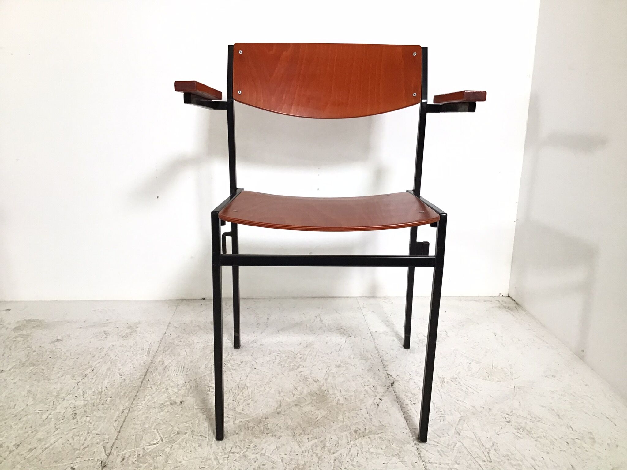 Chaises de salle à manger hollandaises vintage conçues par Gijs van der Sluis