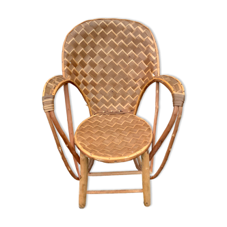 Rattan armchair