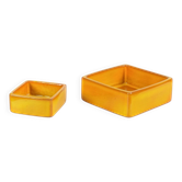 Jacques & dani ruelland, 2 ceramic catchalls, france, circa 1960