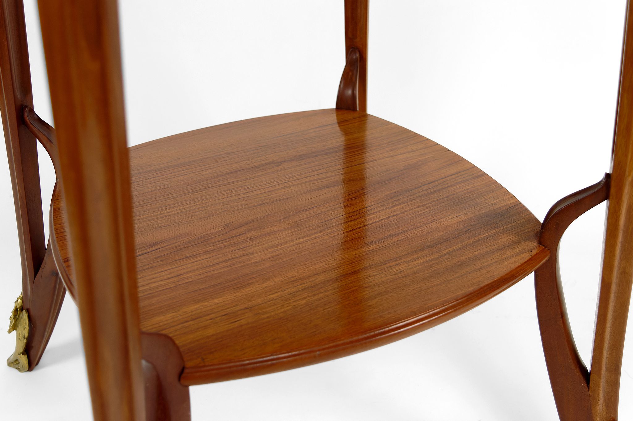 Pedestal table "Olga" by Louis Majorelle in mahogany, France, circa 1900