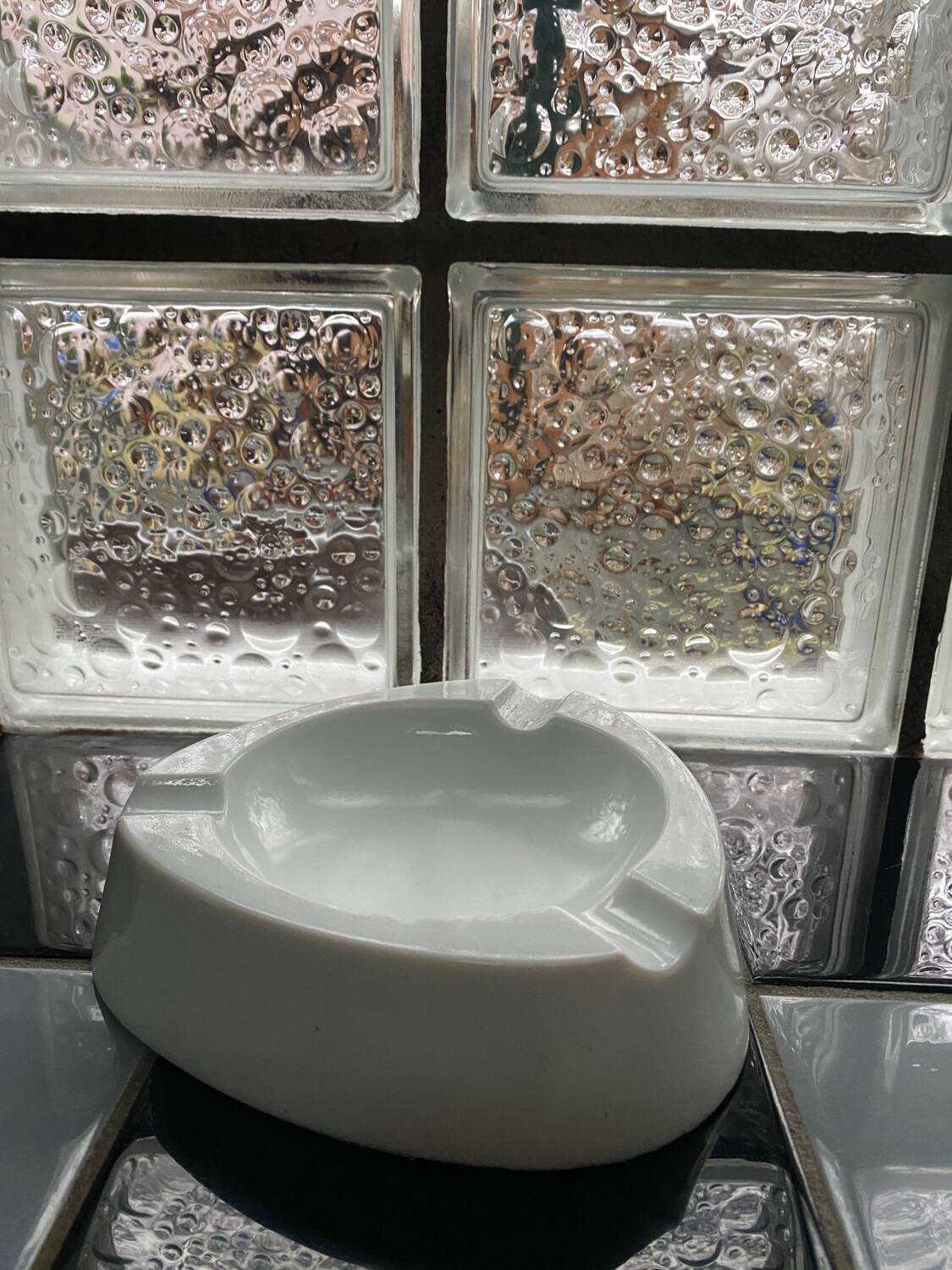 Cendrier opaline  vintage