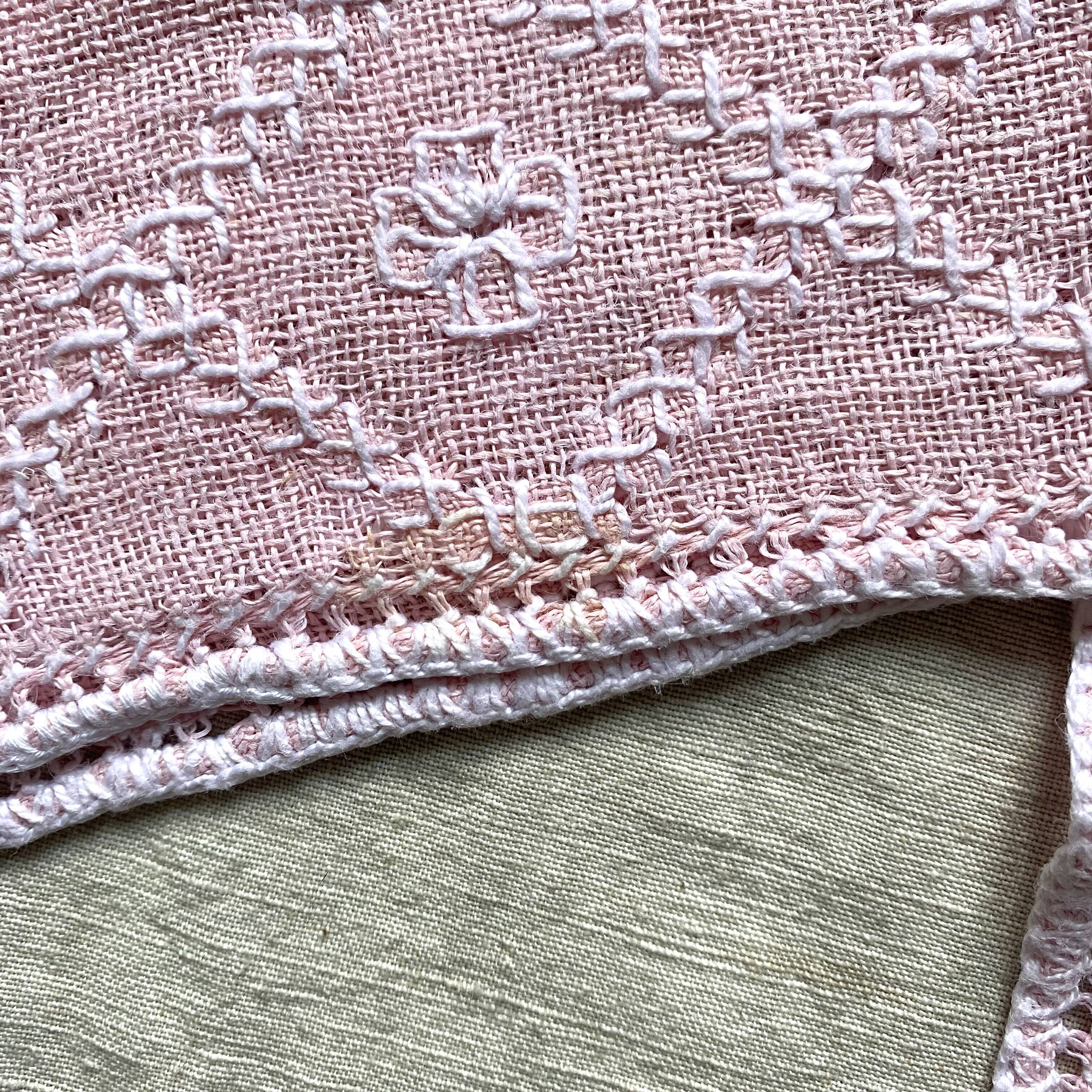 Openwork embroidered napkins