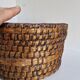 large straw basket banneton folk art bread bakery