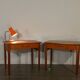 Pair of bedside tables "pelicans" in teak, norwegian 1960s
