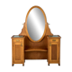 Antique Wooden Vanity, 1920s, Czechoslovakia