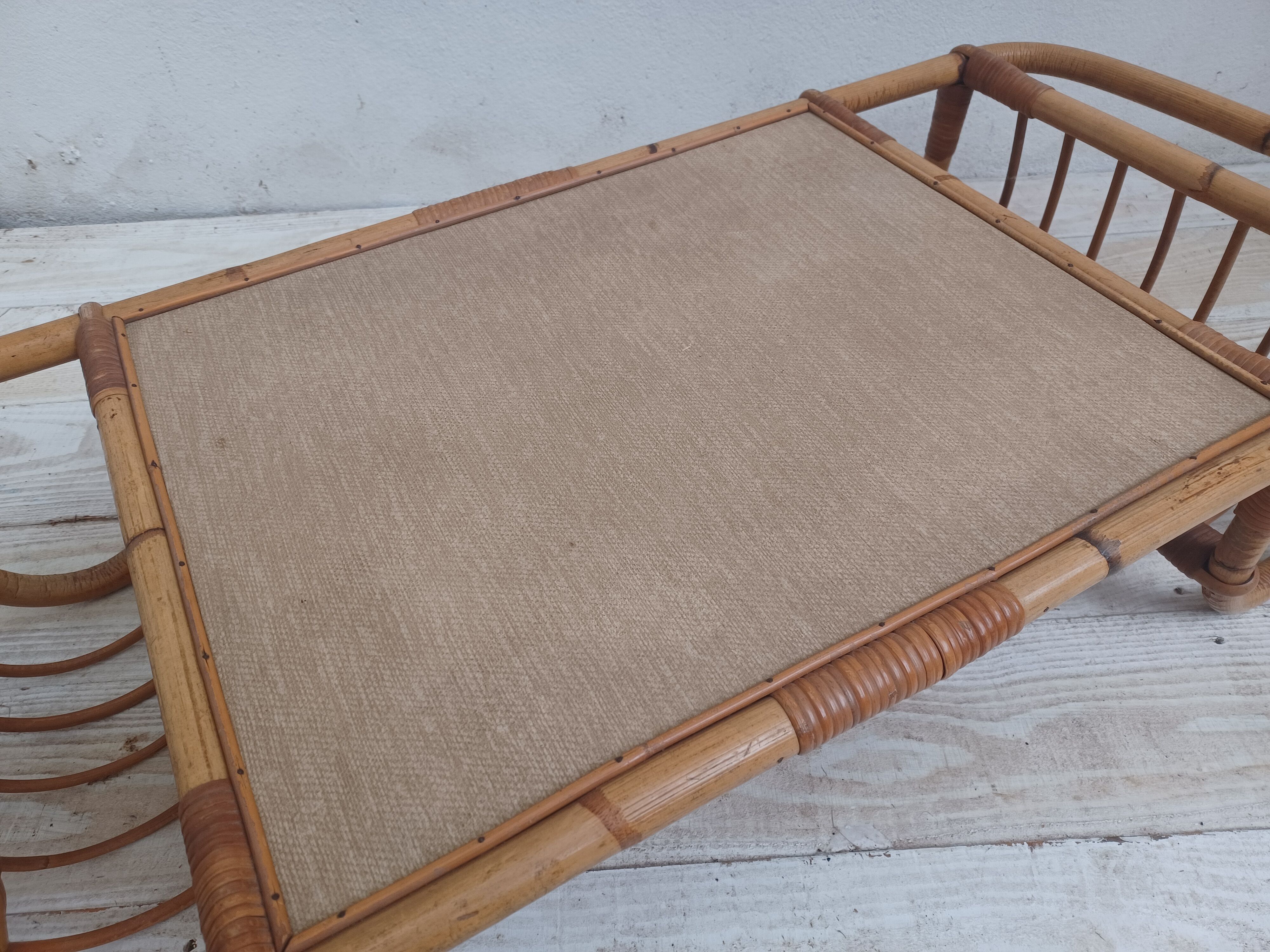Rattan coffee table