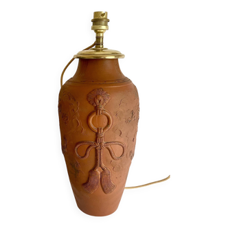 Ceramic lamp base, 2 M cabie silk new