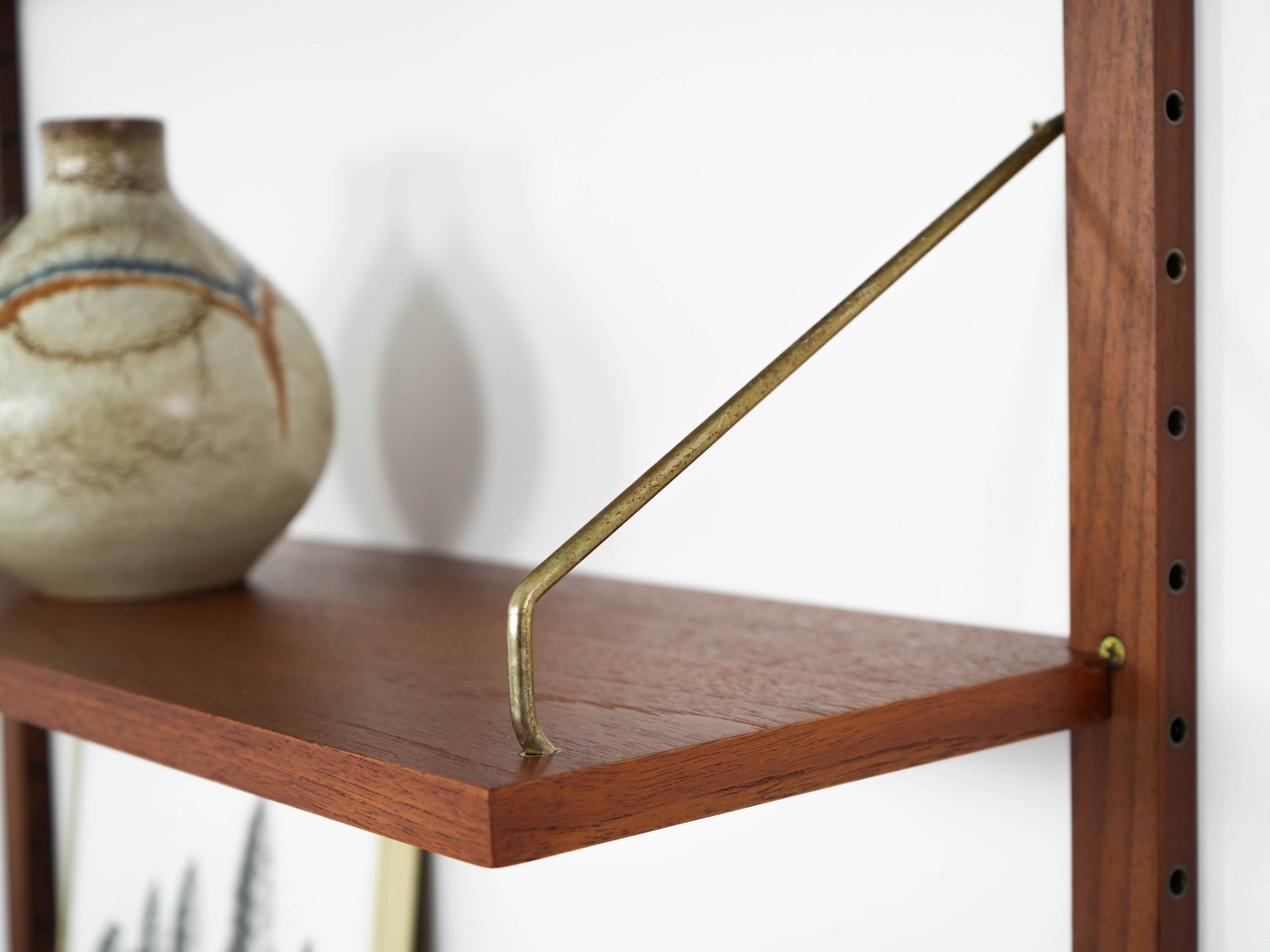 Teak shelving unit, Danish design, 1960s, designer: Poul Cadovius