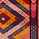 Vintage turkish mini kilim 106x47 cm