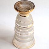Vase verre et or années 1940