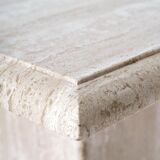 2 travertine coffee tables trundles