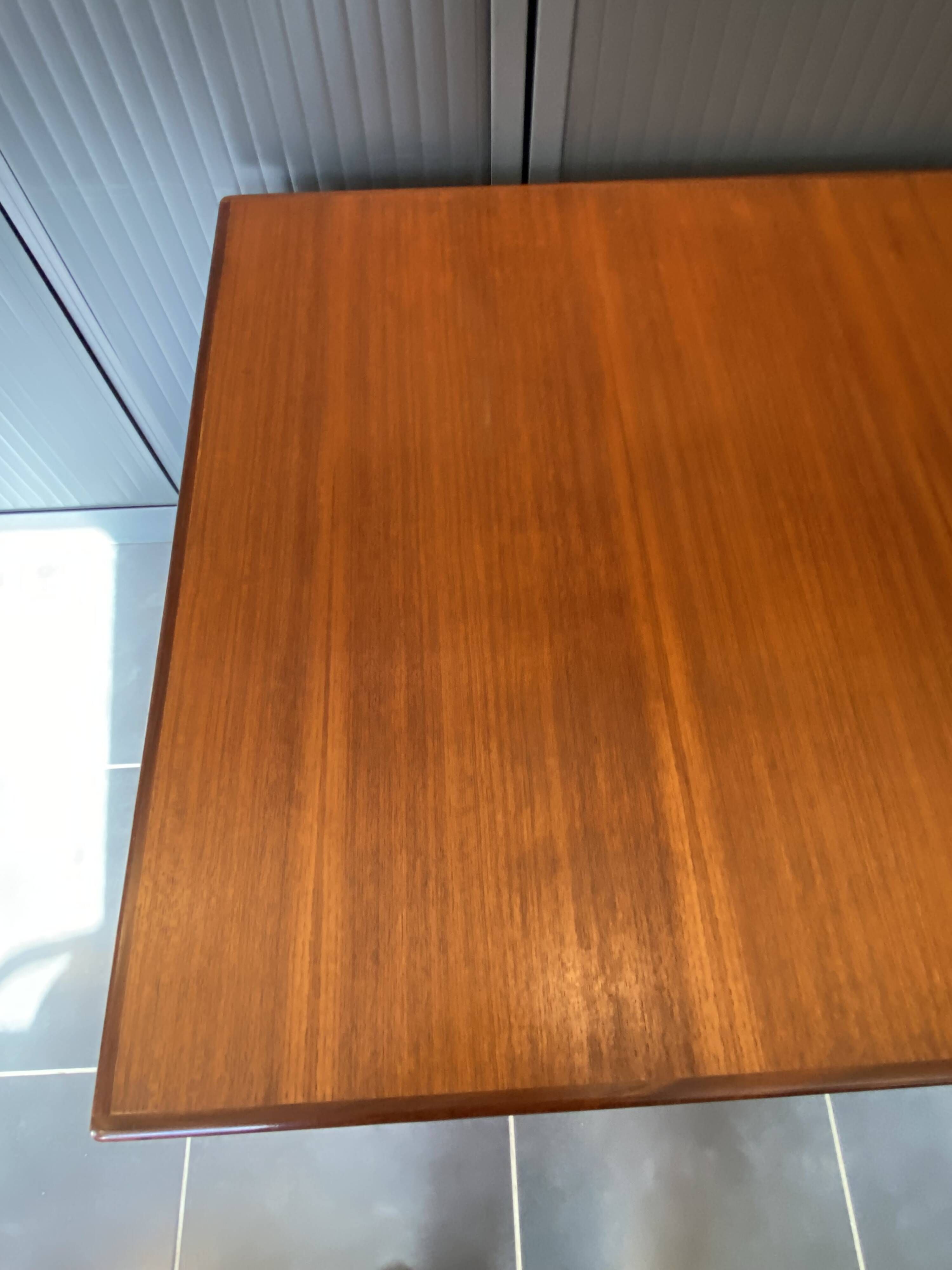 Table extensible scandinave en teck 150/225x86cm vintage an60