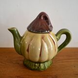 Small vintage earthenware teapot
