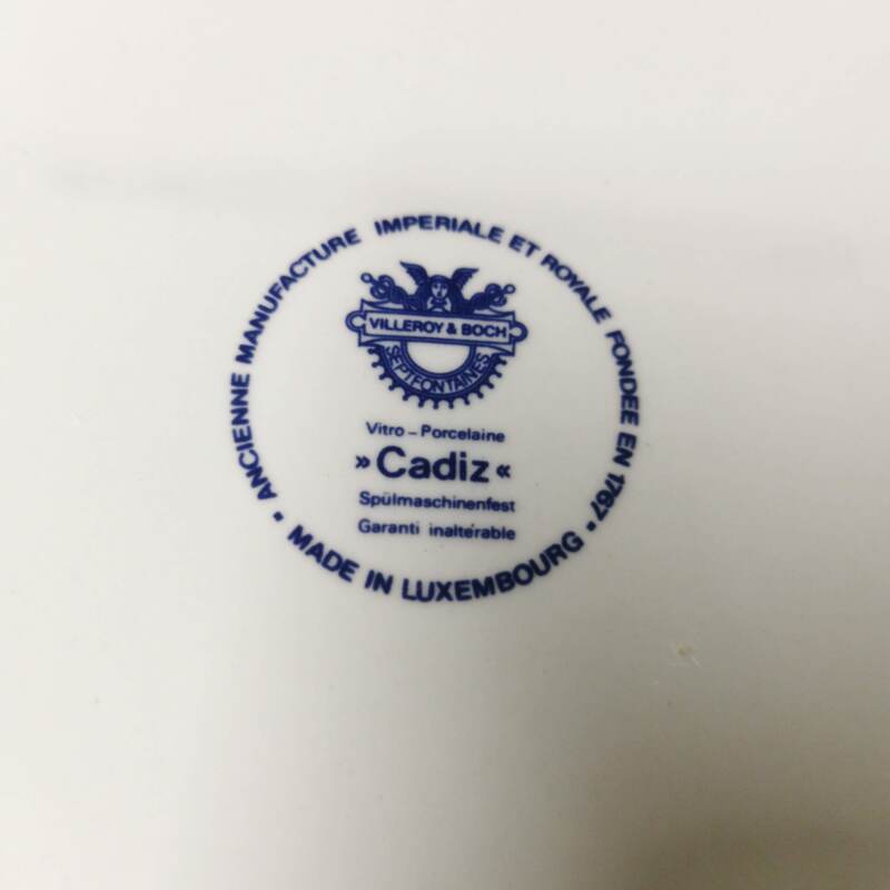 6 fondue plates "Cadiz" from Villeroy & Boch