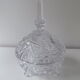 Candy box with crystal lid