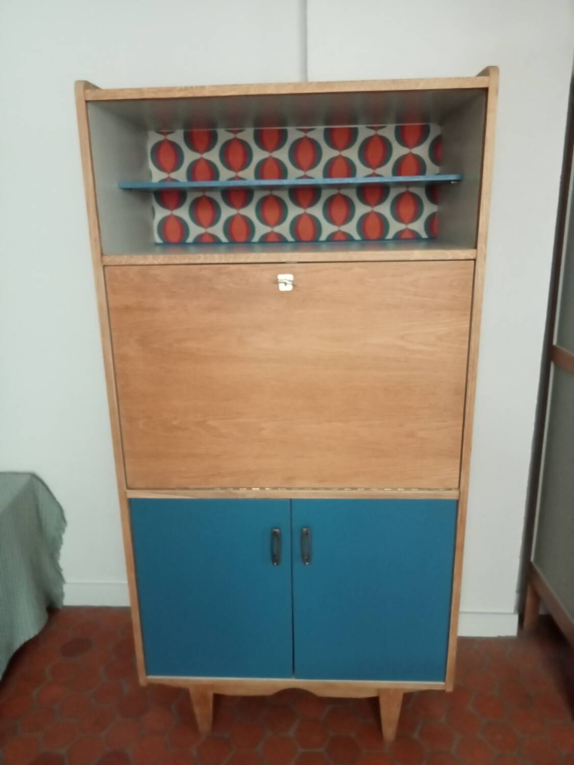 Revamped vintage secretary