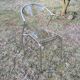 Vintage designer chair in plexiglass and chrome 1980