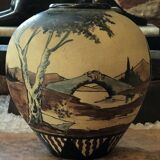 Stoneware vase from Ciboure