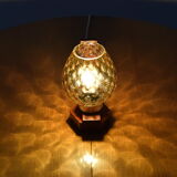 Lampe de table en bois du milieu du siècle/ Drevo Humpolec, années 1960.