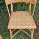 Ensemble de 4 chaises en osier et rotin.