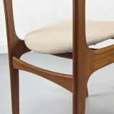 Chaises de salle à manger danoises en teck par Erik Buch pour OD Møbler, années 1960, lot de 4