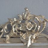 Miroir de style Louis XV argenté époque XIXème