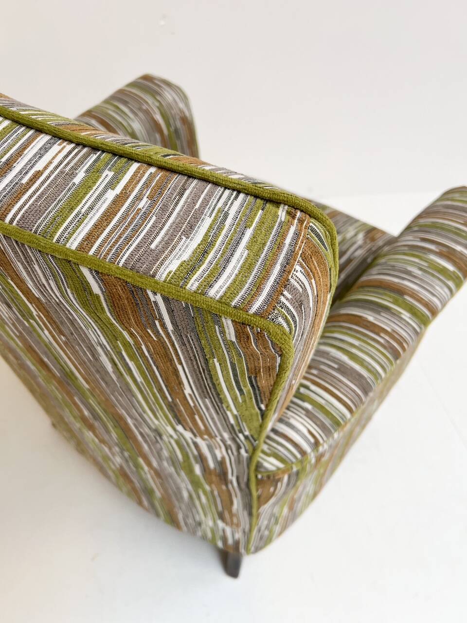 Re-upholstered vintage armchair, 1960’s