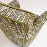 Re-upholstered vintage armchair, 1960’s