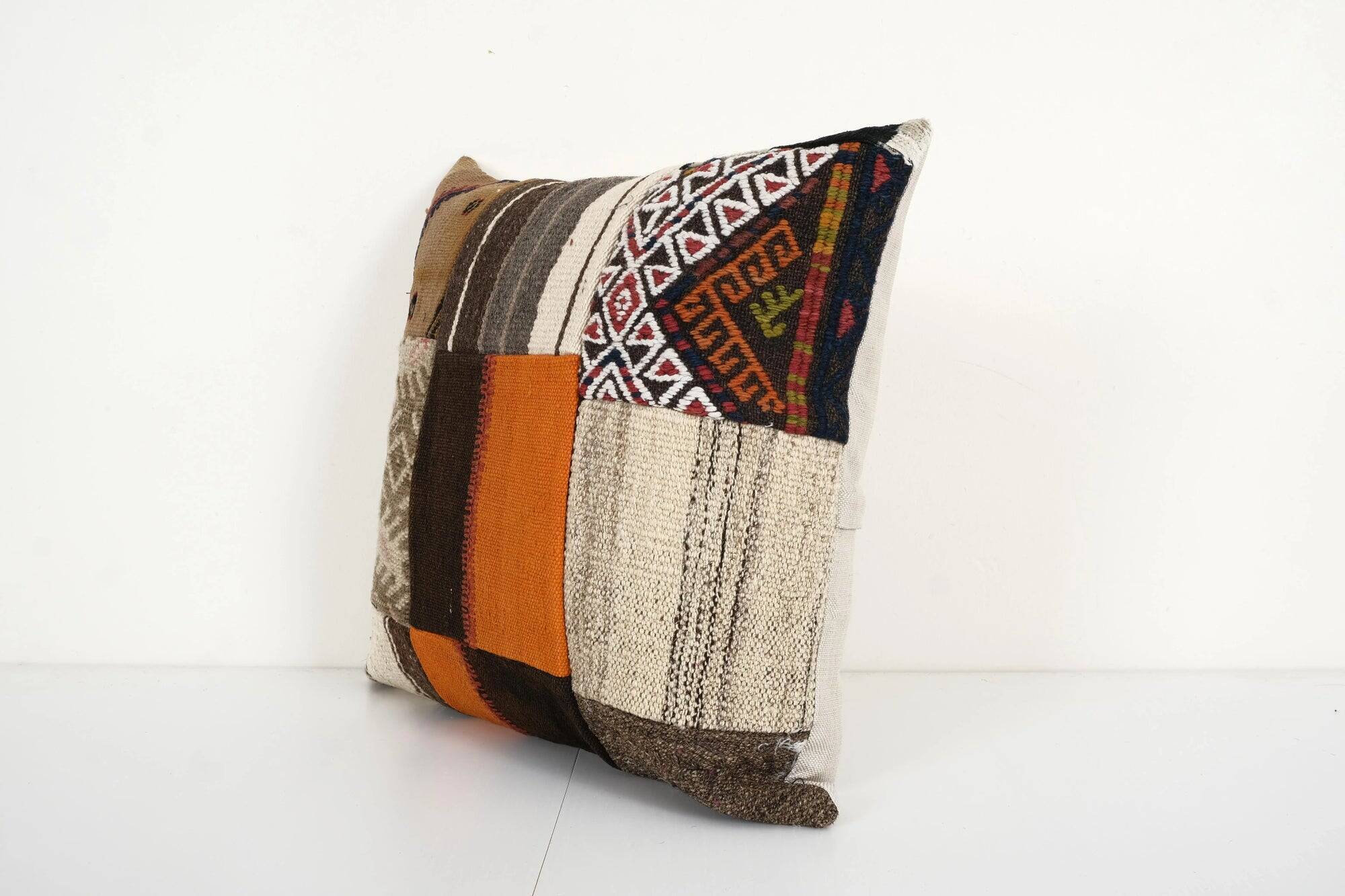 Housse de coussin turque vintage 46x43 cm