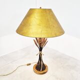 Vintage sheaf of wheat table lamp - 1960s