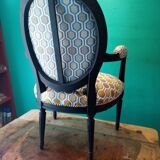 Louis XVI medallion armchair