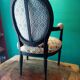 Louis XVI medallion armchair