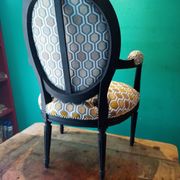 Louis XVI medallion armchair