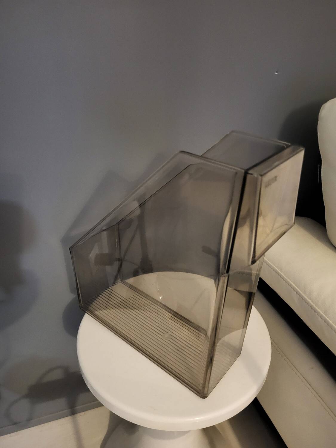 Vintage Leitz plexiglass magazine rack