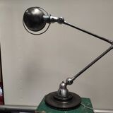 Workshop lamp Jieldé 2 industrial arm patina graphite rifle barrel