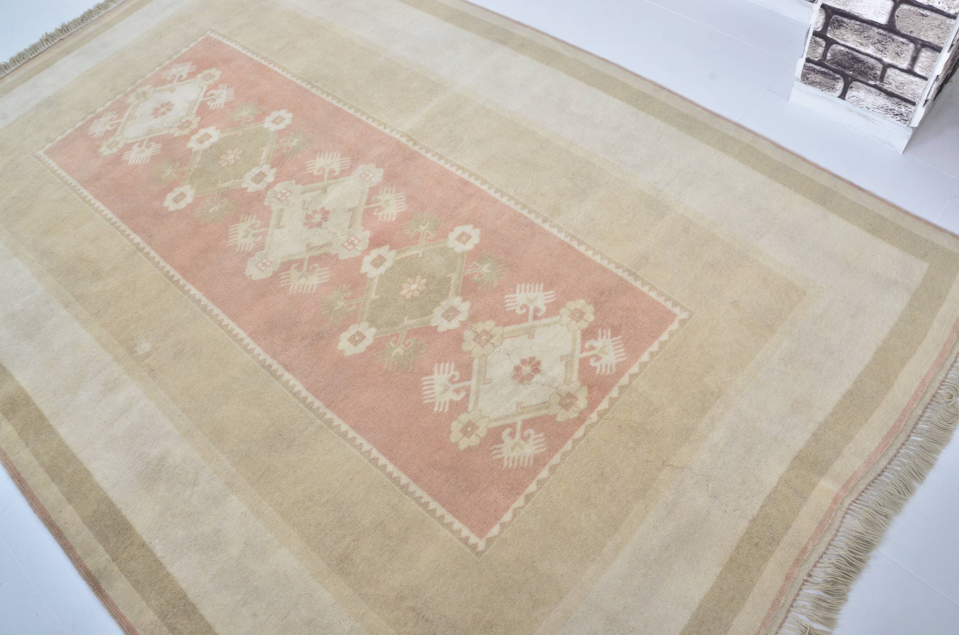 Tapis de sol Oushak vintage sku 3589