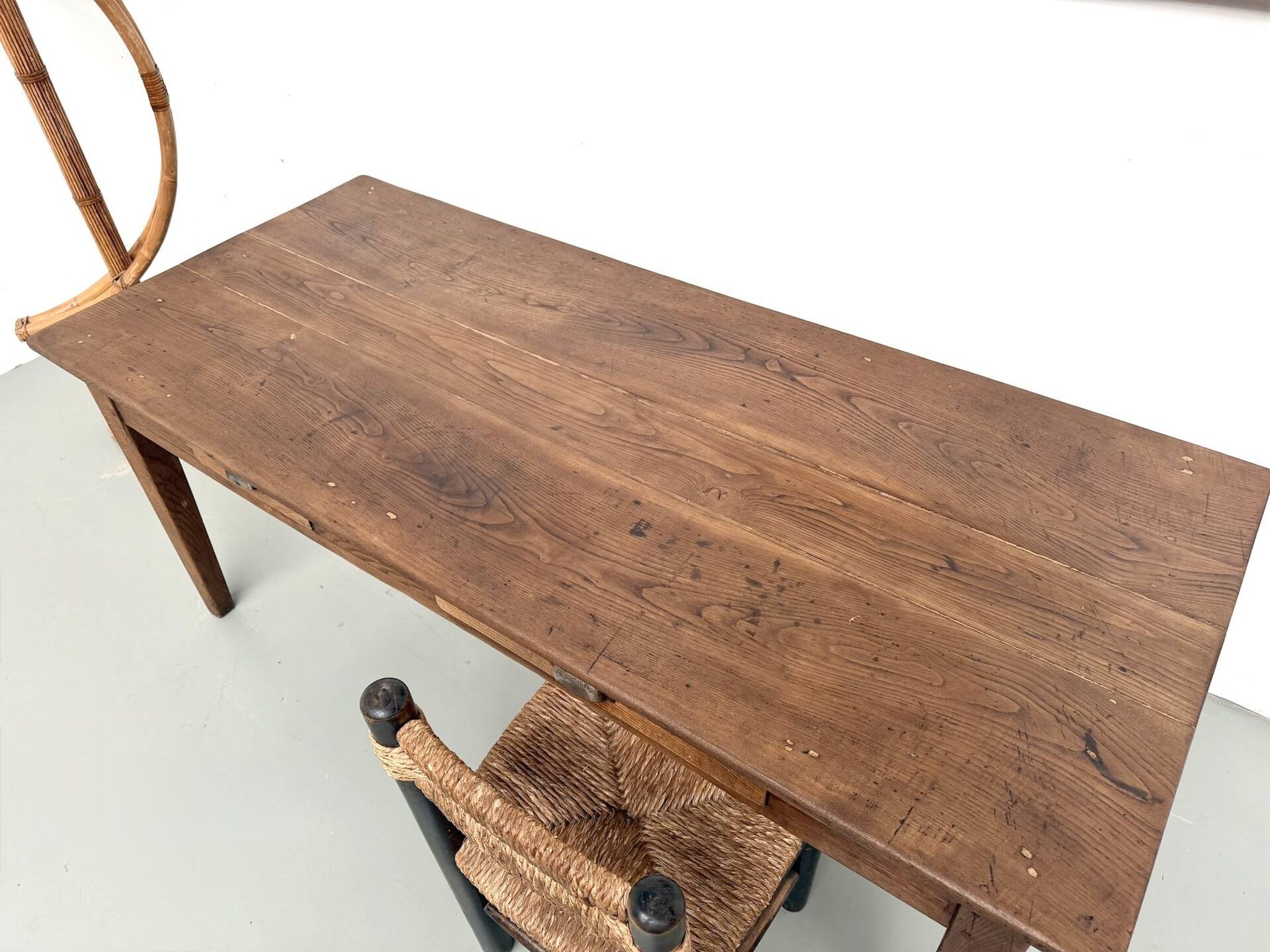 Table de ferme en chêne massif, années 30